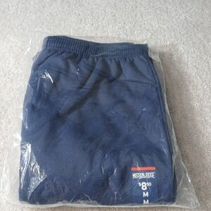 Mission Ridge Mens Pull-On Sweatpants Navy Blue Drawstring Elastic Cuffs Med NWT